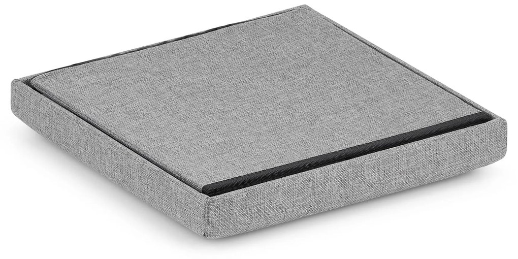 Pufa składana L - 38x38x38cm szara