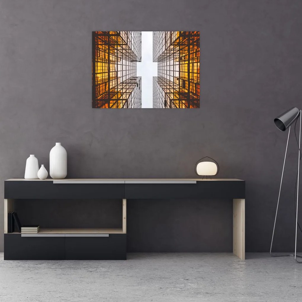 Obraz drapaczy chmur (70x50 cm)