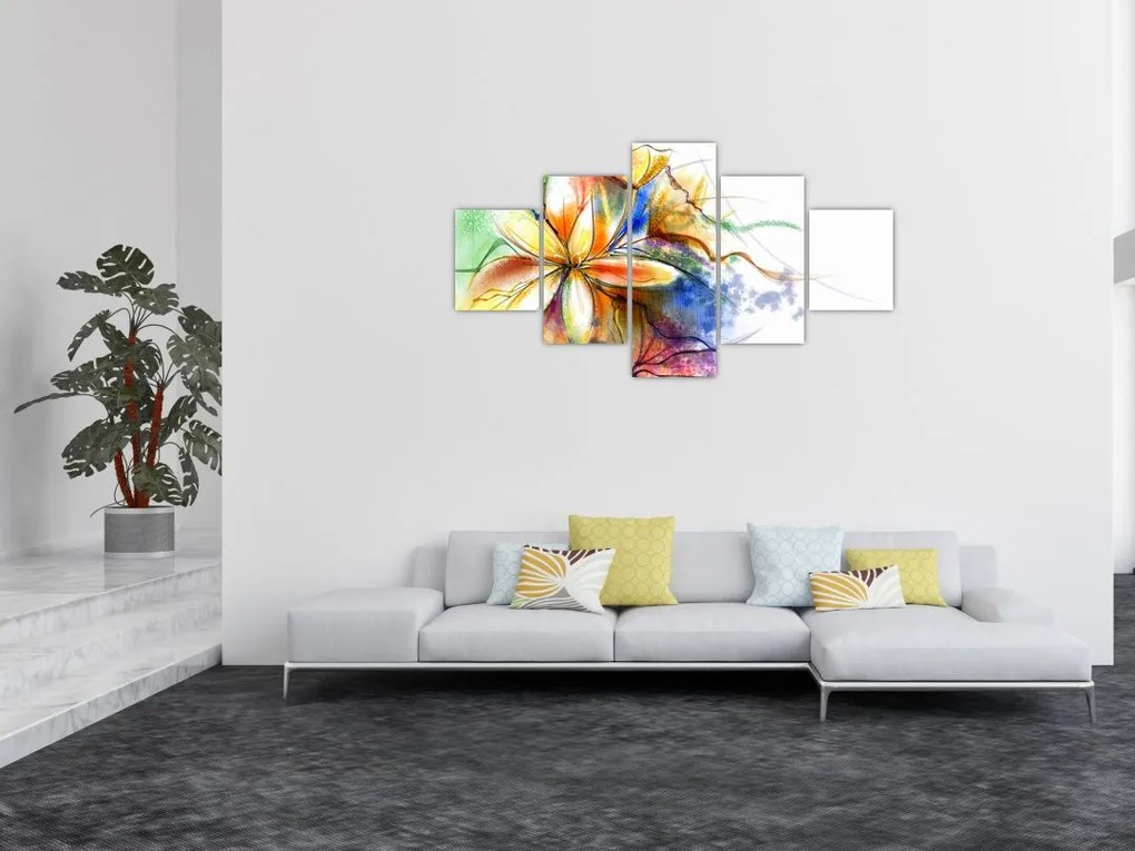Obraz - Kwiat (125x70 cm)