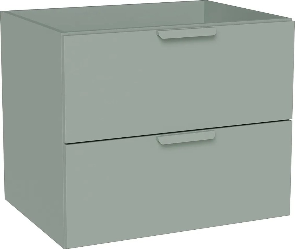 Wisząca szafka podumywalkowa – Zielony szałwiowy – S60 cm – AVORELI
