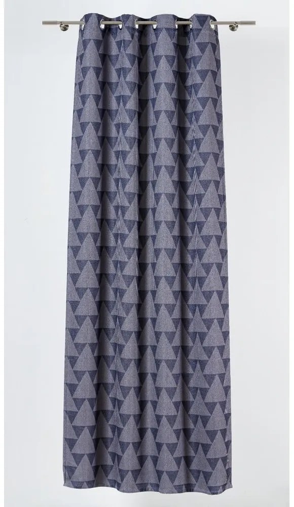 Niebiesko-szara zasłona 130x260 cm Zatapa – Mendola Fabrics