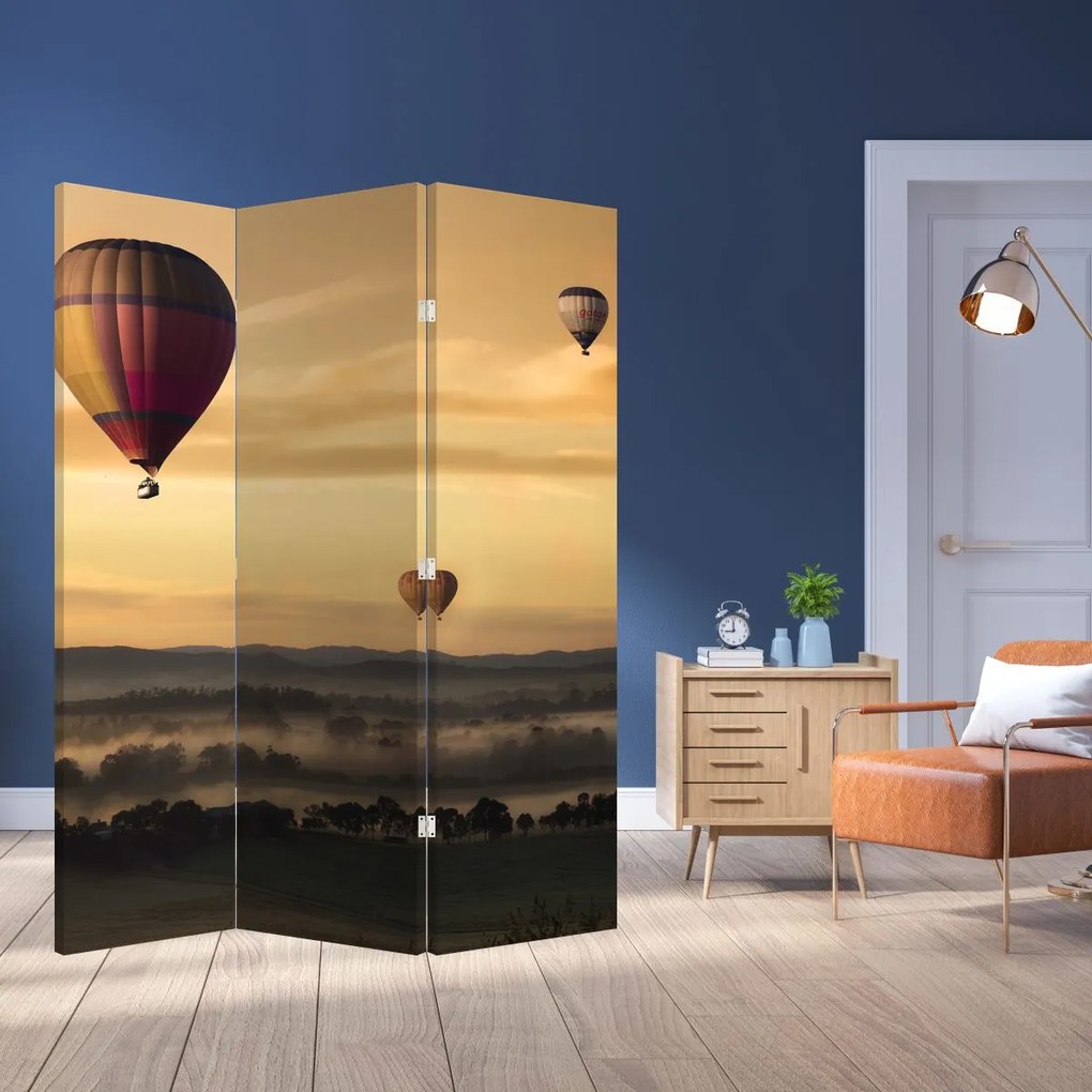 Parawan - Latające balony (126x170 cm)