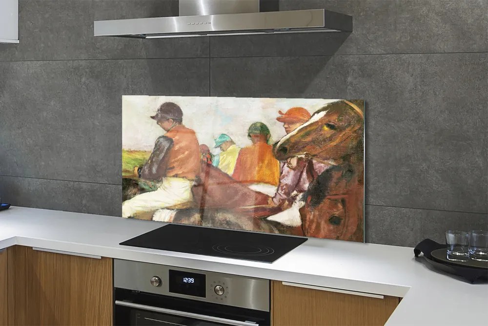 Panel nad Blat Kuchenny Dżokeje - Edgar Degas