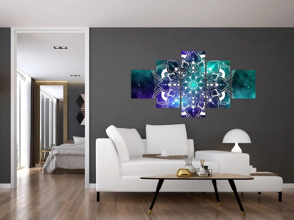 Obraz abstrakcji (125x70 cm)