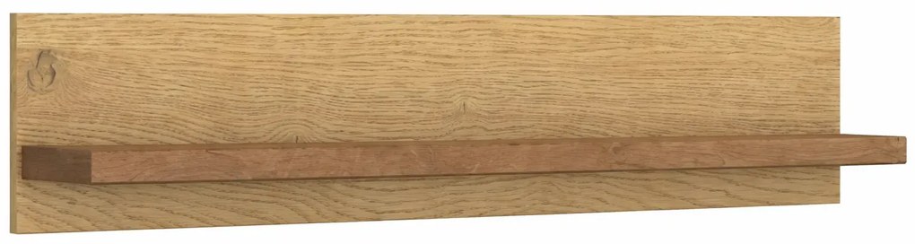 Półka ścienna loft 100 cm dąb cremona + dąb lefkas D4-H26