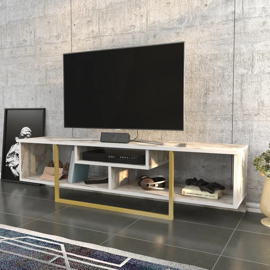 Stolik TV Asal Gold