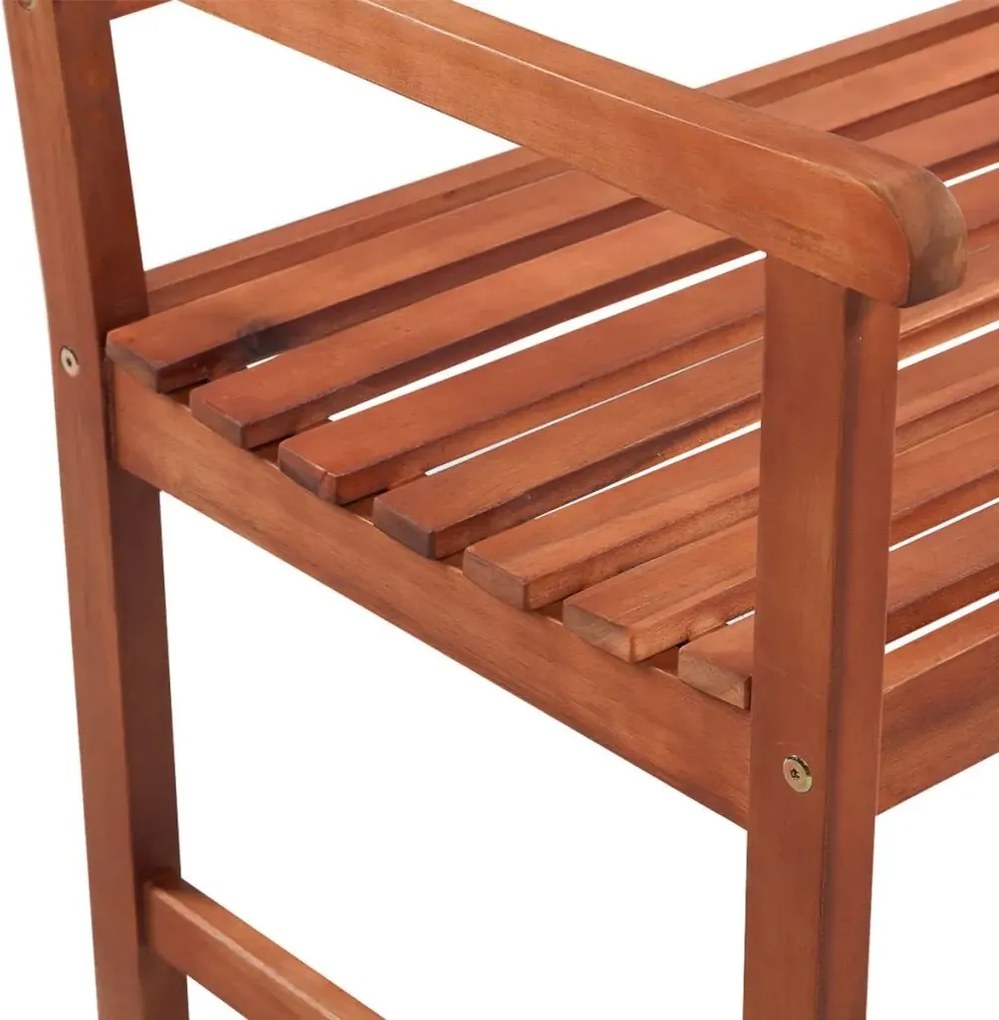 Drewniana ławka ogrodowa- brązowa E6-T35