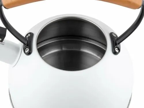 Florina Czajnik do herbaty ze stali nierdzewnej Natura Line 2,3 l, biały