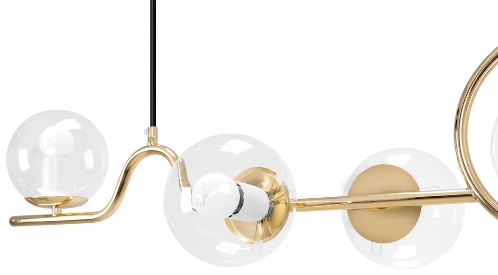 Lampa Wisząca APP1023-5CP Złota