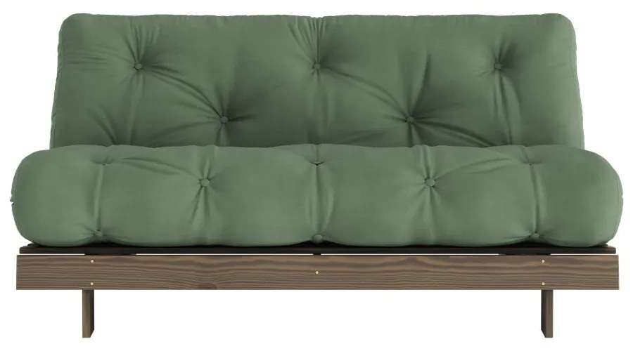 Zielona rozkładana sofa 160 cm Roots – Karup Design