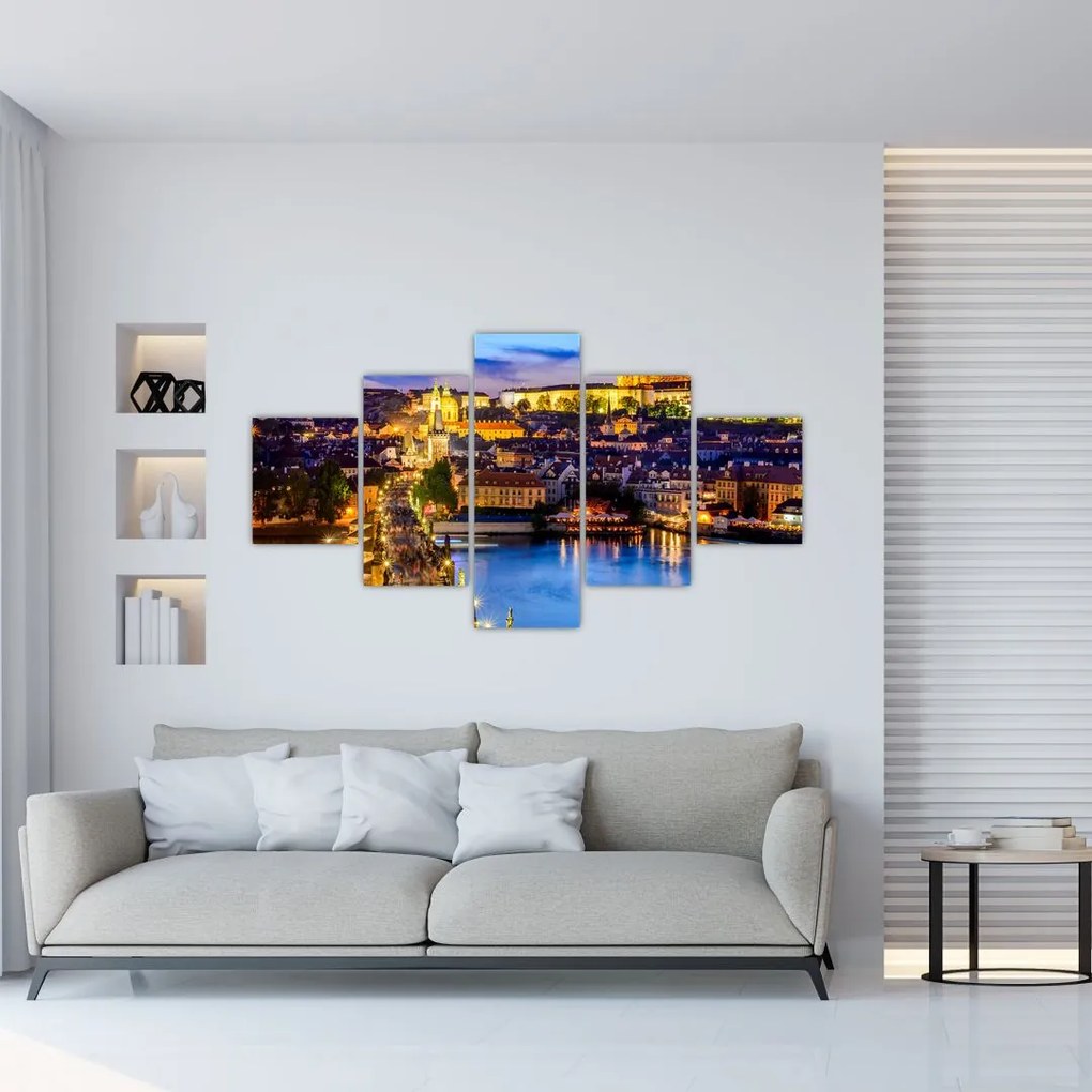 Obraz - Most Karola, Praga, Czechy (125x70 cm)