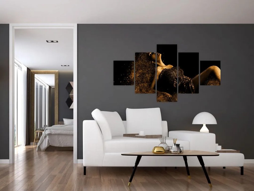 Obraz - Kobieta ze złota (125x70 cm)