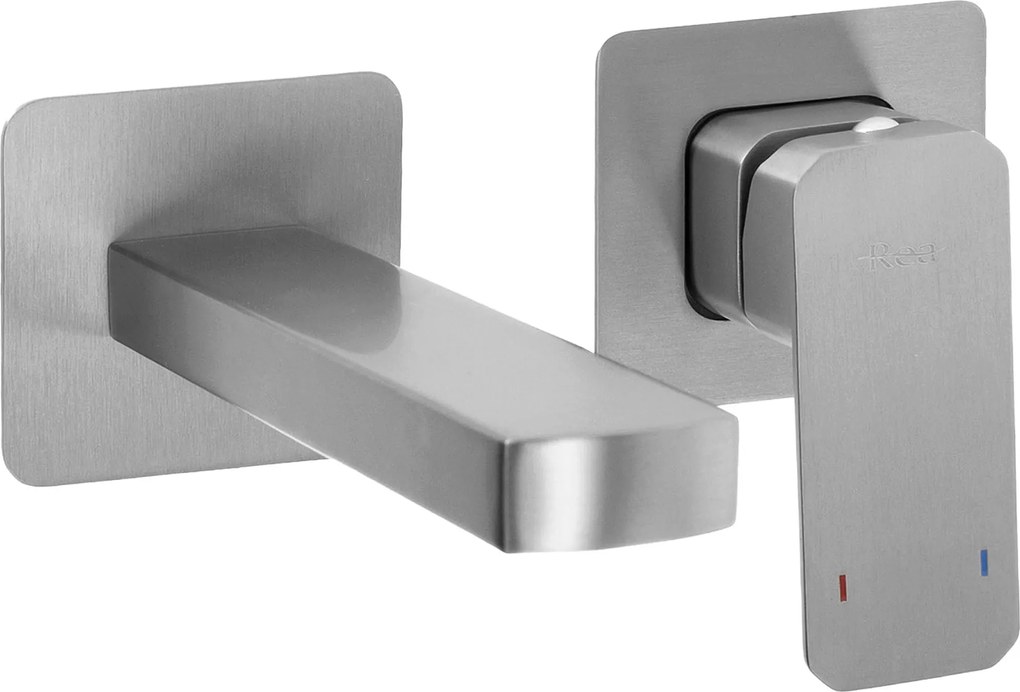 Bateria Umywalkowa Podtynkowa REA Arlo Nikiel Szczotkowany