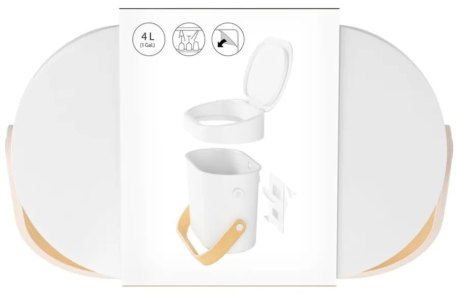 Biały pojemnik na odpadki organiczne 4 l Bellwood – Umbra