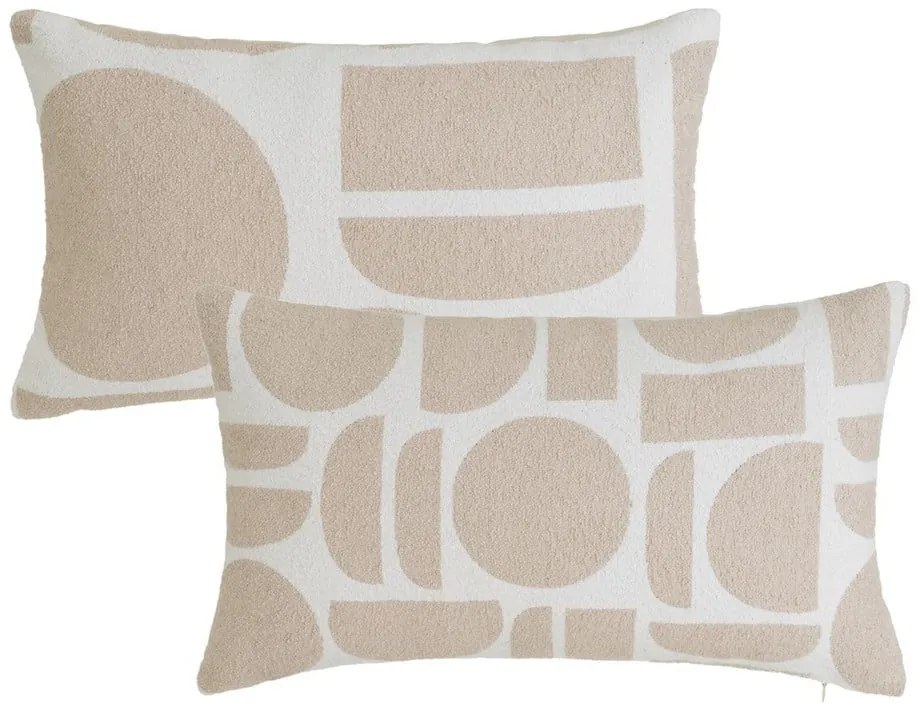 Poduszki dekoracyjne zestaw 2 szt. z materiału bouclé 30x50 cm Mid Century – Casa Selección