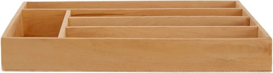 Drewniany organizer na sztućce do szuflady w naturalnym kolorze 30 x 38 cm – Premier Housewares