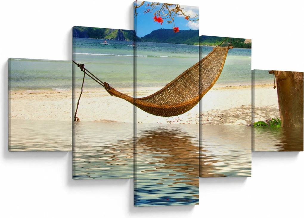 Obraz - Relaks na plaży (125x70 cm)