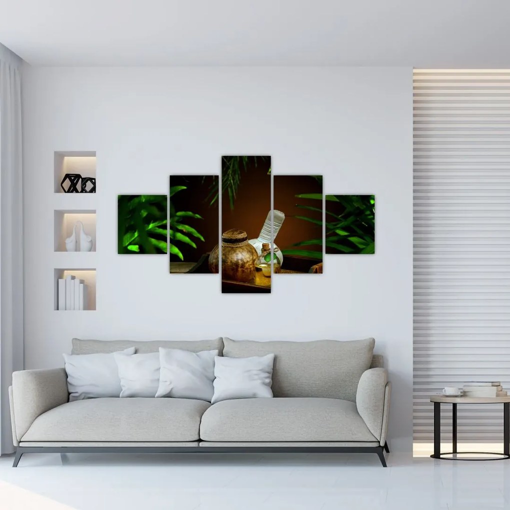 Obraz rzeczy spa (125x70 cm)