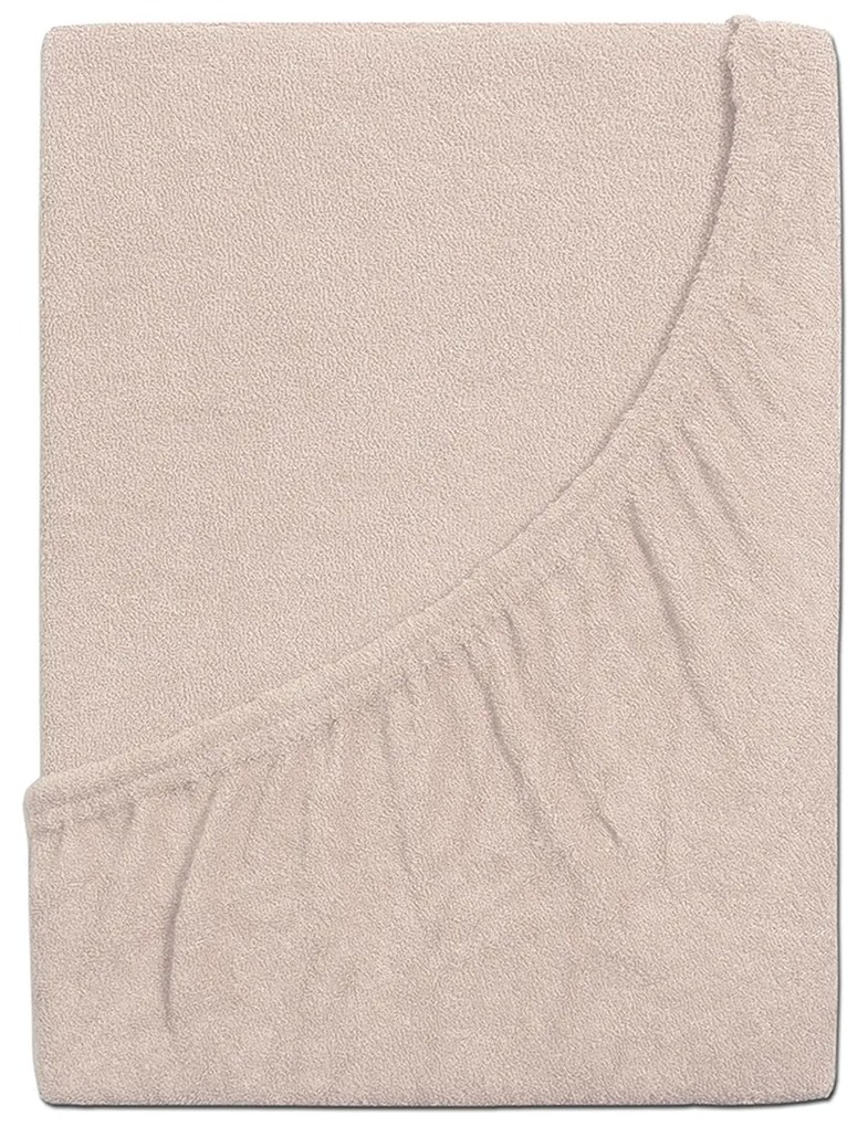 4Home prześcieradło frotte Perfect kawowy, 90 x 200 cm