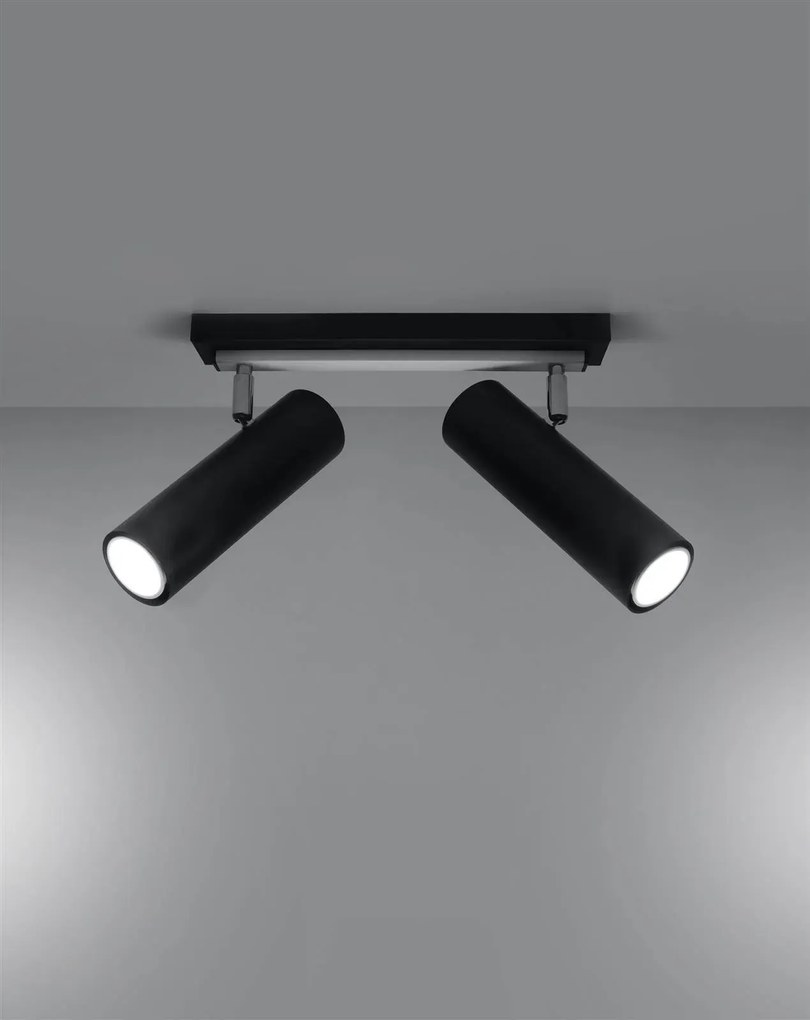 Listwa oświetleniowa DIREZIONE 2 czarna SOLLUX  LIGHTING