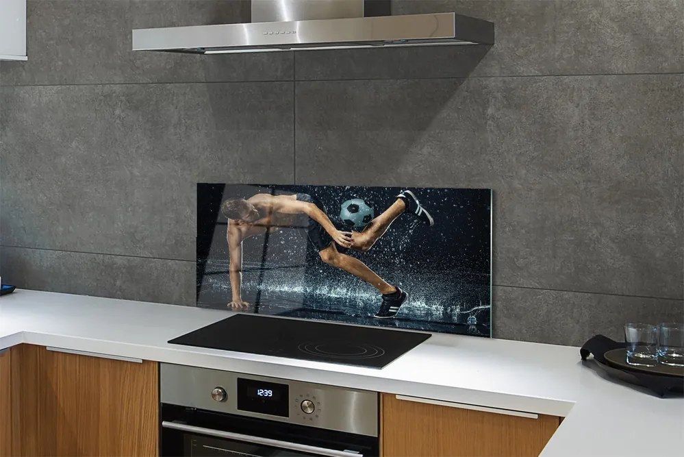 Szklany Panel Pasja Gry w Deszczu