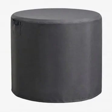 Pokrowiec Ochronny Na Okrągły Stół Ogrodowy Otley Gris Antracita & Ø105 Cm - Sklum