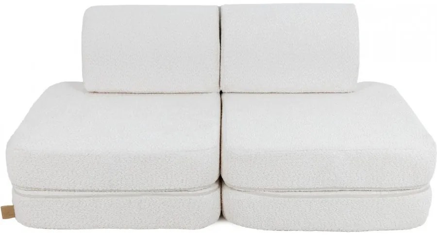 Pocket sofa basic boucle biała - meowbaby®
