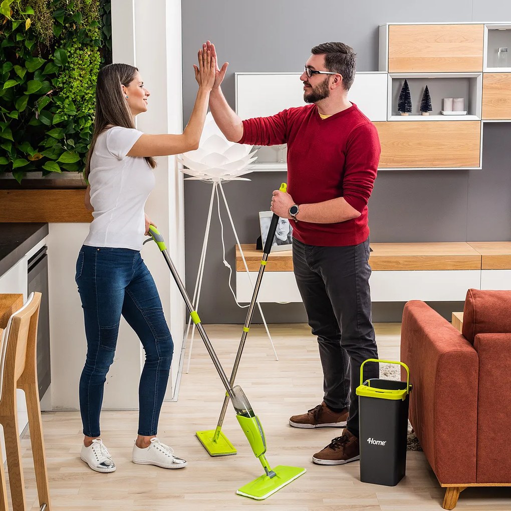 4Home korzystny zestaw mop i ściągaczka do okien