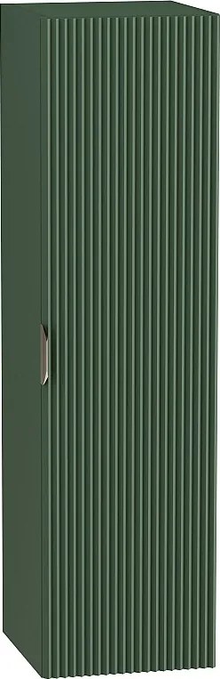 Słupek łazienkowy WENA, ryflowane fronty, Willy, 120x33x33 cm, Szałwiowy