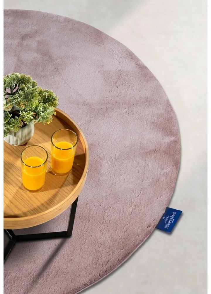 Szaroróżowy okrągły dywan ø 160 cm Leon – Villeroy&amp;Boch