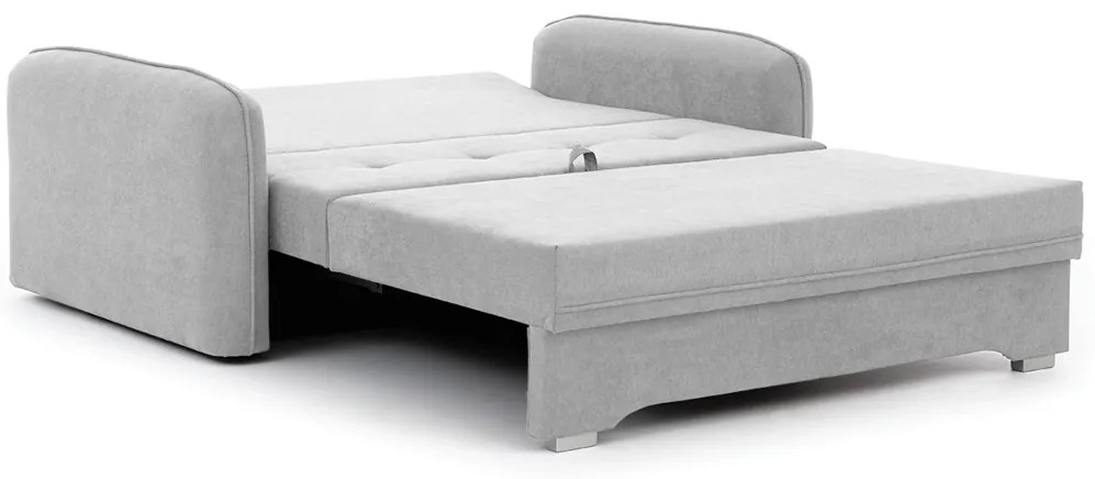 Rozkładana 2-osobowa sofa LAINE, jasnoszara