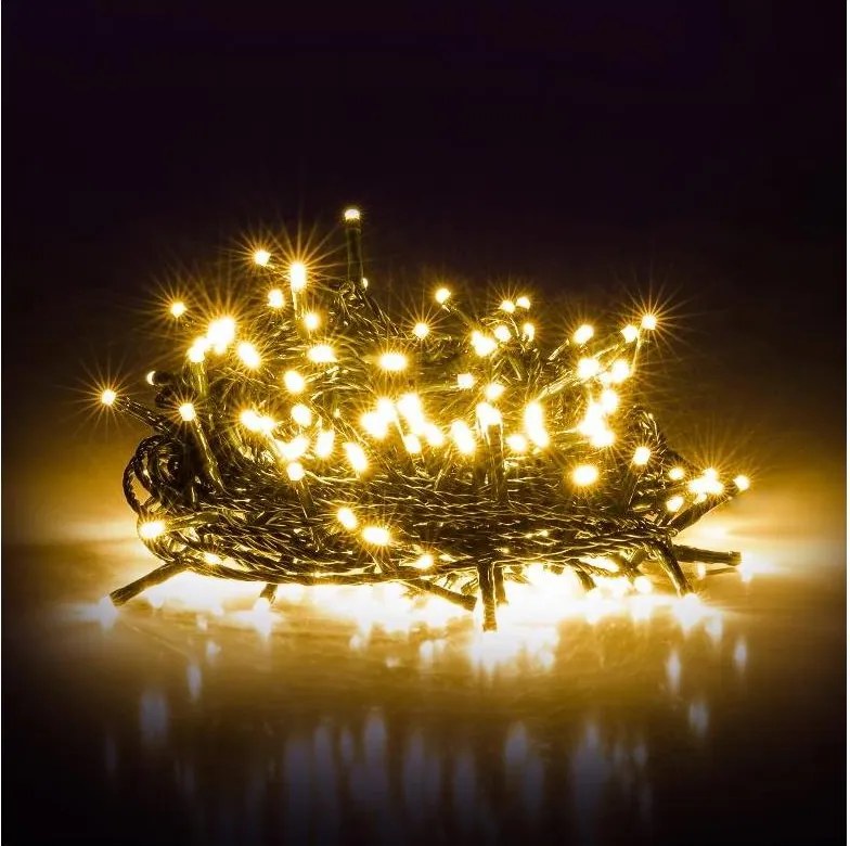 Retlux - Zewnętrzny łańcuch świetlny LED 1000 diod, 105 m, ciepła biała, IP44