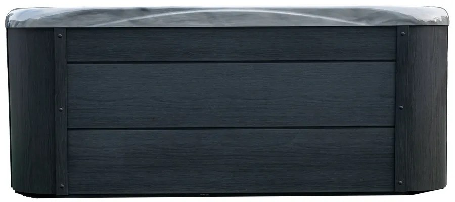 JACUZZI OGRODOWE WANNA  SPA 5-OSOBOWA WHITE OBUDOWA ANTRACYT 195x195 CM