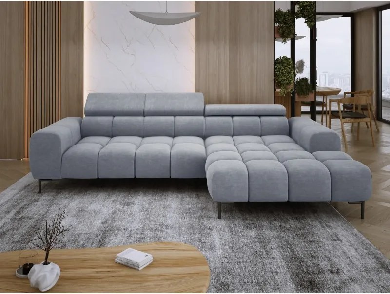 Narożnik PLAZA MINI Prawostronny w tkaninie CLOUD 82 WERSAL