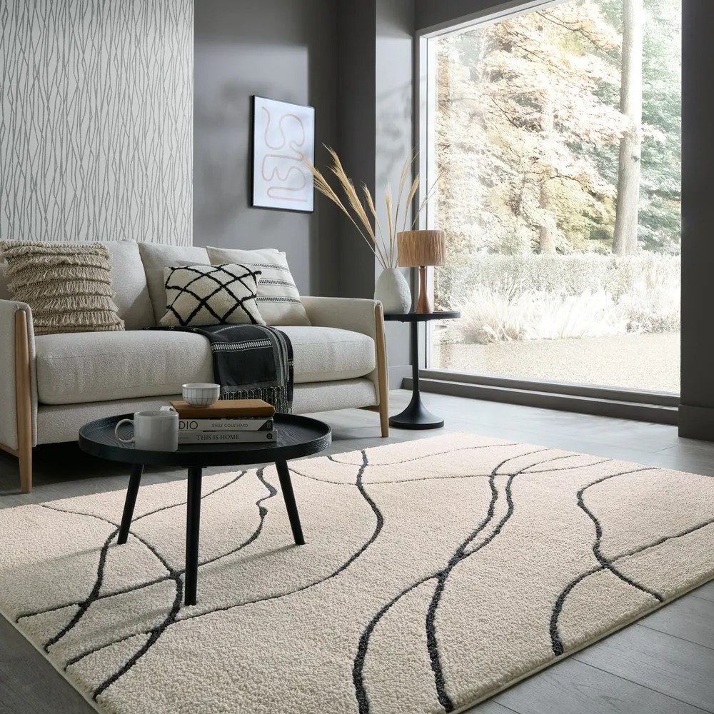 Kremowy dywan 120x170 cm Flow – Flair Rugs