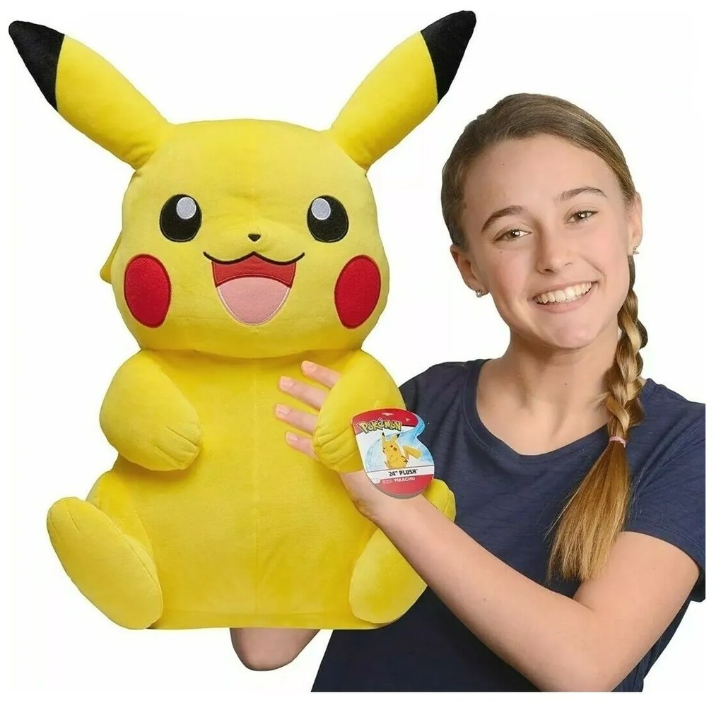 Pluszowy Pokémon Pikachu, 60 cm