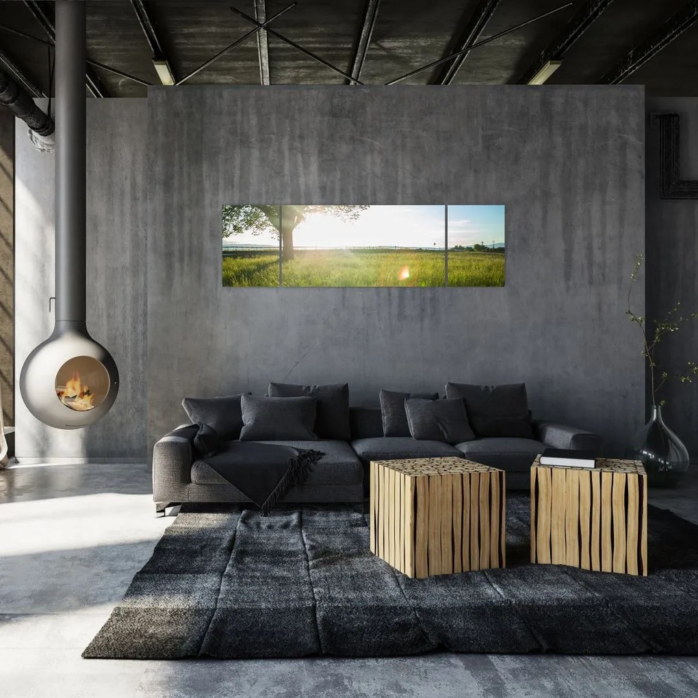 Obraz letniej łąki (170x50 cm)