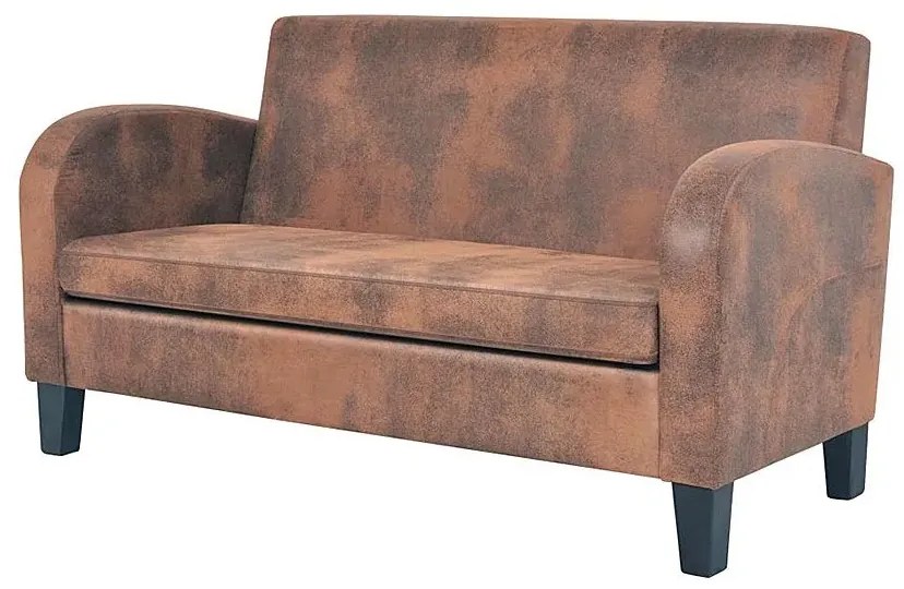 Dwuosobowa sofa Atlas 2X - brązowa
