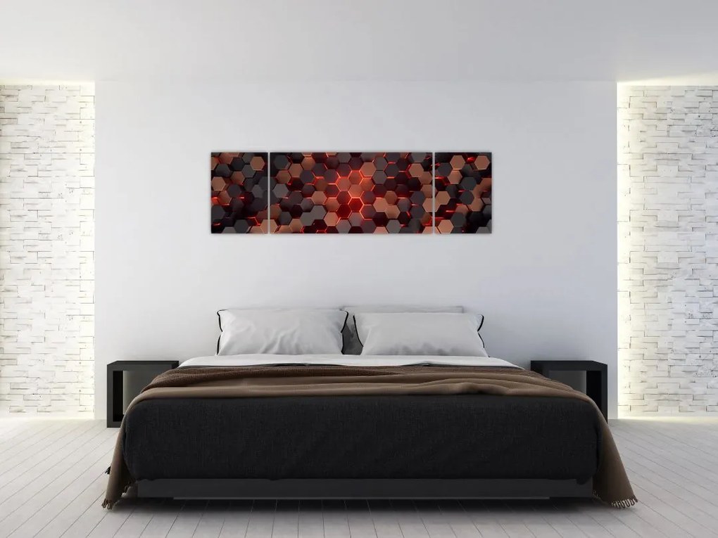 Obraz - Futurystyczna abstrakcja (170x50 cm)