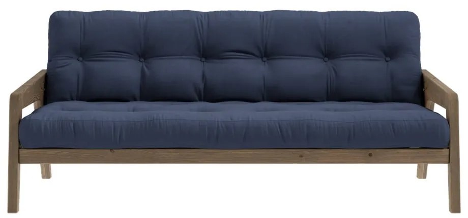 Niebieska rozkładana sofa 204 cm Grab – Karup Design
