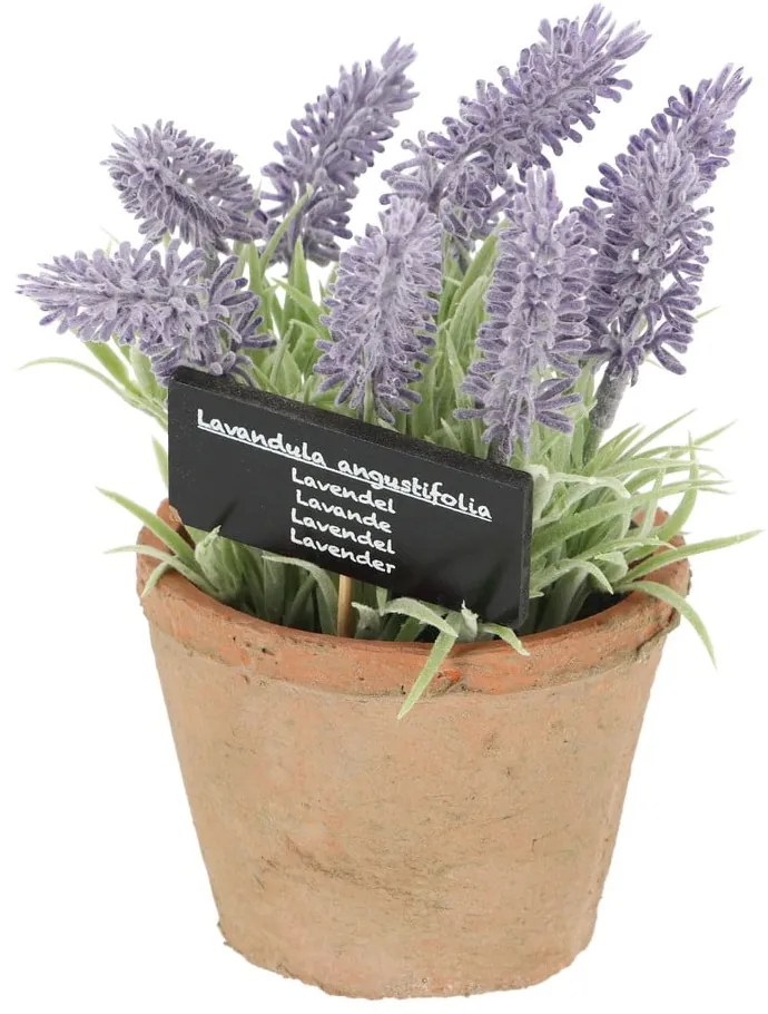 Sztuczny kwiat (wysokość 17,5 cm) Lavender – Esschert Design