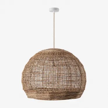 Lampa Sufitowa Wisząca Do Użytku Zewnętrznego Udane Naturalny - Biała & Ø80 Cm - ↑65 Cm Udane - Sklum