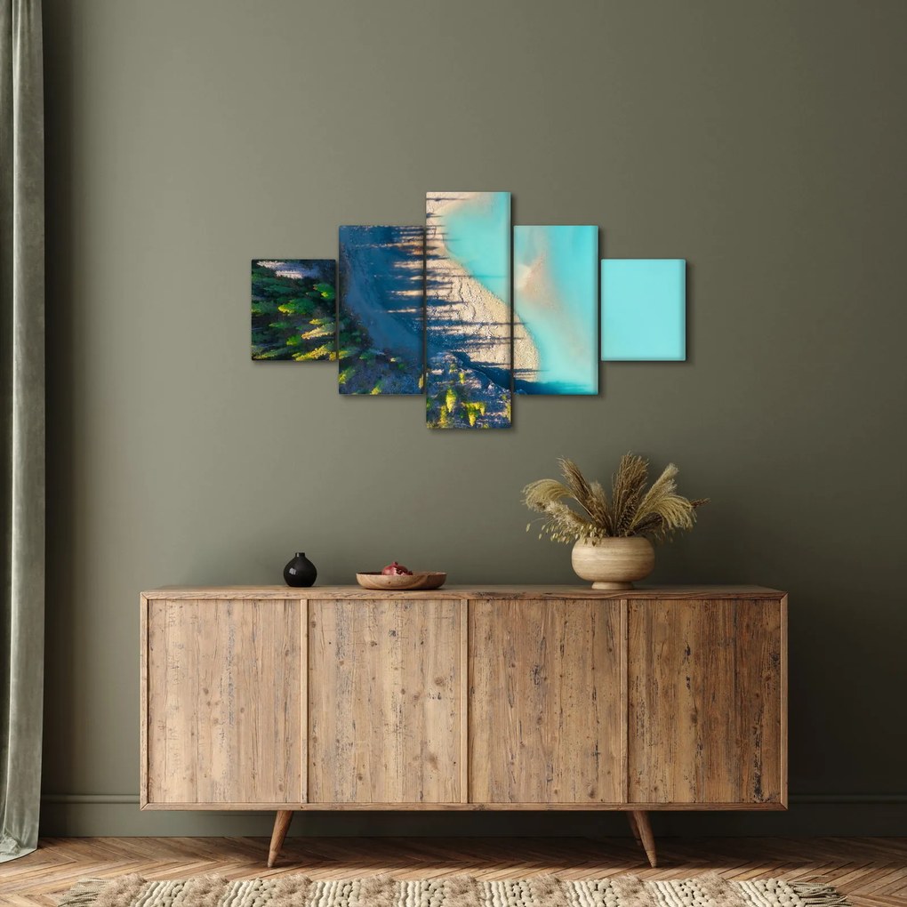 Obraz - Widok na jezioro (125x70 cm)