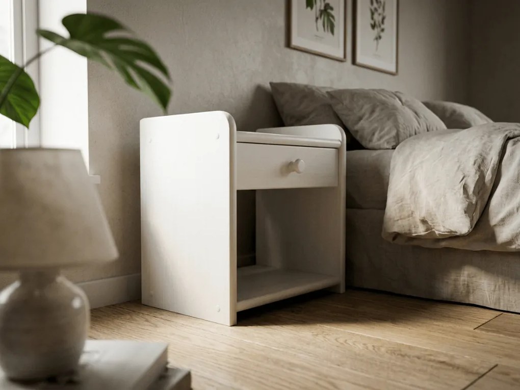 Szafka nocna Ilona biała