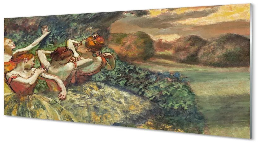 Obraz akrylowy Cztery tancerki - Edgar Degas