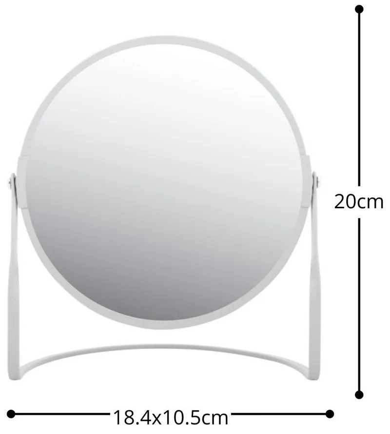 Lustro powiększające (powiększenie 5x) kosmetyczne ø 18 cm Akira – Spirella