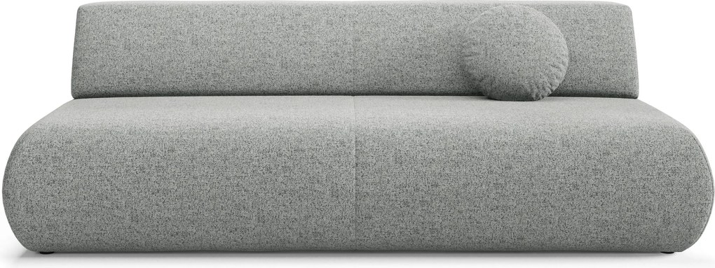 Masseno Sofa DELTA z funkcją spania i pojemnikiem na pościel, Rozkładana sofa - Szary, PUENTE 92