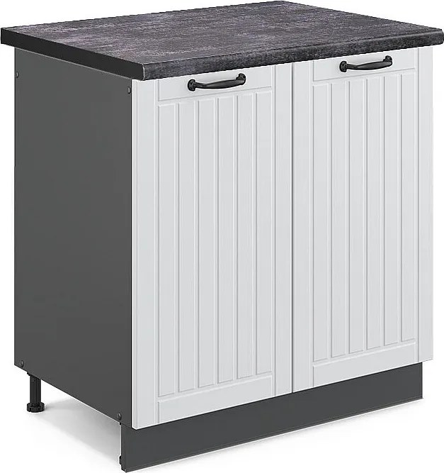 Szafka pod zlew biały domek wiejski 80x60x82 fame-line