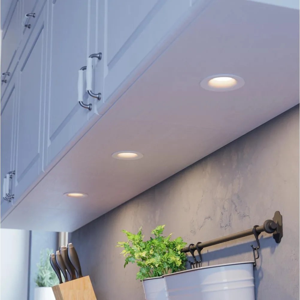 Eglo 902277-ZESTAW 3xLED ściemnialnych opraw sufitowych SALICETO LED/4,8W/230V śr.8,8cm biały