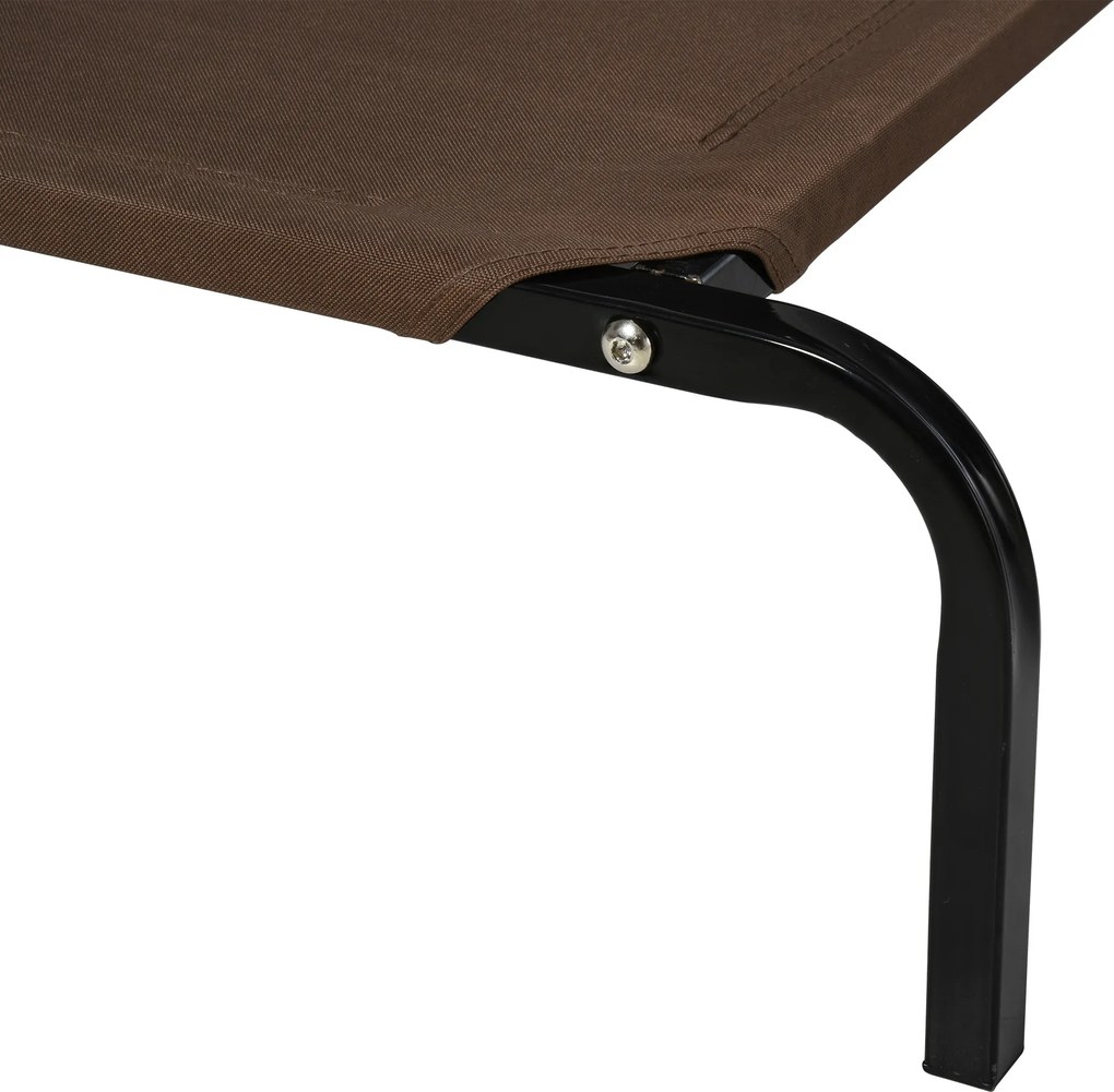 PawHut Legowisko dla psa lub kota Miękka poducha 110x68x19cm Szare i kawowe wykończenie | Aosom PL